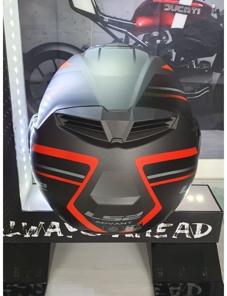 Шлем LS2 FF906 Advant Kuka Matt Black Red M 569063732M фото