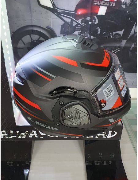Шлем LS2 FF906 Advant Kuka Matt Black Red M 569063732M фото