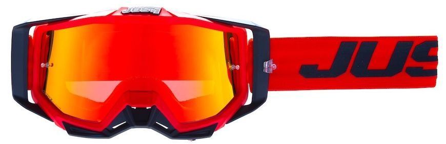 Очки Just1 Goggle Iris 2.0 Logo Red - Black Mirror Red Lens 298008007102601 фото