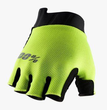 Перчатки Ride 100% EXCEEDA GEL Short Glove [Fluo Yellow], M (9) 10021-004-11 фото