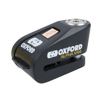 Замок Oxford Alpha XA14 Alarm Disc Lock Black/Black LK218 фото