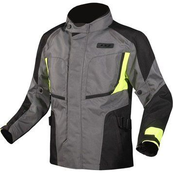 Куртка LS2 Phase Man Jacket Grey Black Yellow (M) 6200J6108M фото