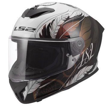 Мотошлем LS2 FF820 Rapid 3 Boho White Black Pink M 168200902M фото