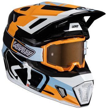 Шлем LEATT Moto 7.5 Helmet + Goggle [Orange], M 1025100322 фото