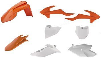 Пластик Polisport MX kit - KTM 85 (18-) [Orange/White], KTM Mini 90760 фото
