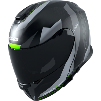 Мотошолом AXXIS GECKO SHIELD B2 Gloss Gray XS 000004445_1 фото