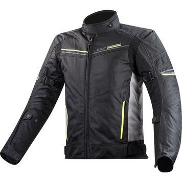 Куртка LS2 Shadow Man Jacket Black Titanium Hi-Vis Yellow (S) 64070W0112S фото