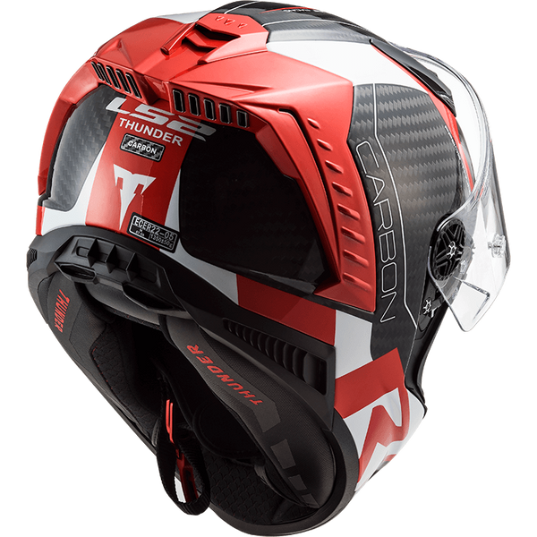 Шлем LS2 FF805 Thunder C Racing 1 Red White M M 108058002M фото