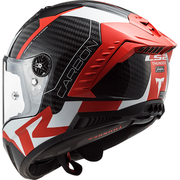 Шлем LS2 FF805 Thunder C Racing 1 Red White M M 108058002M фото