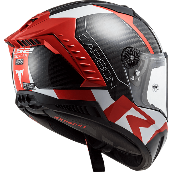 Шлем LS2 FF805 Thunder C Racing 1 Red White M M 108058002M фото