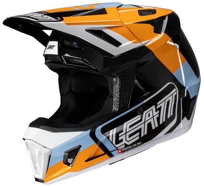 Шлем LEATT Moto 7.5 Helmet + Goggle [Orange], M 1025100322 фото