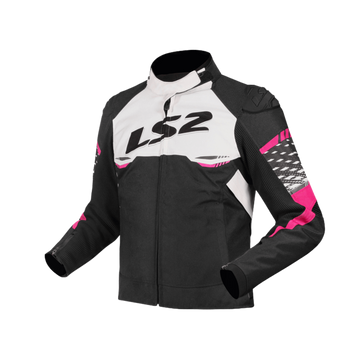 Куртка женская LS2 Apex Lady Jacket Black White Pink (M) 64270W0046M фото