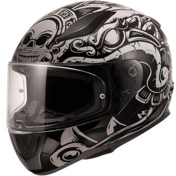 Мотошлем LS2 FF353 Rapid 2 Azteca Matt Cool Gray White (L) 163536185L фото