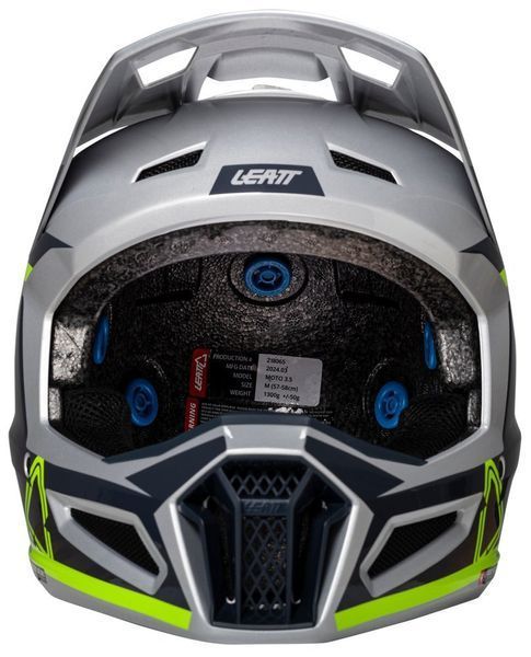 Шлем LEATT Moto 3.5 Helmet + Goggle [Steel], M 1025100522 фото