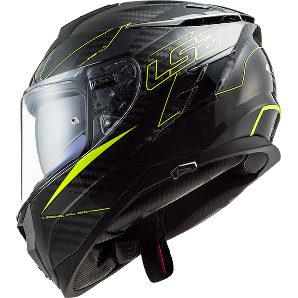 Шлем LS2 FF327 Challenger CT2 Fold Gloss Hi-Vis Yellow M 103277654M фото