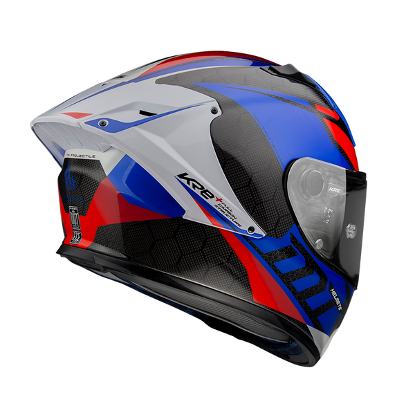Мотошолом MT KRE+ Carbon Projectile D7 Gloss Pearl Blue XS 000003902_1 фото