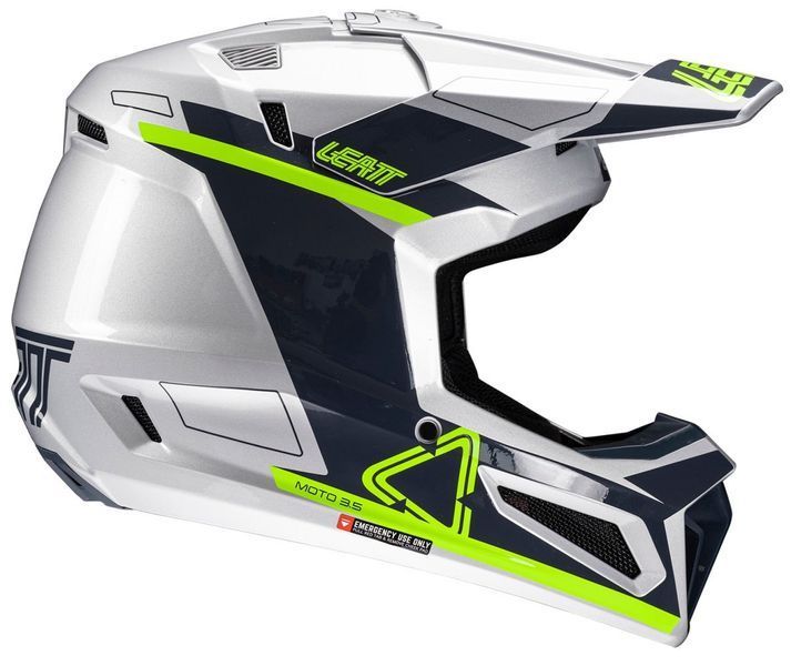 Шлем LEATT Moto 3.5 Helmet + Goggle [Steel], M 1025100522 фото