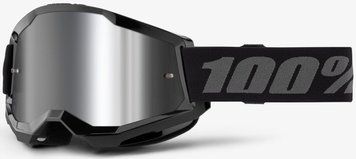 Окуляри 100% STRATA 2 Goggle Black - Mirror Silver Lens, Mirror Lens 50028-00013 фото