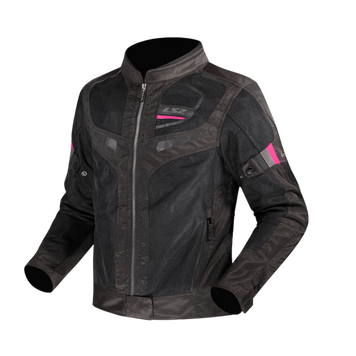 Куртка женская LS2 Garda Air Lady Jacket Black Pink (M) 64260S0046M фото