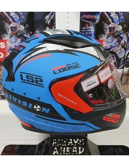 Шолом LS2 FF353 Rapid Thunder Matt Blue Black Orange XL 103533059XL фото