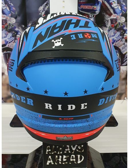 Шолом LS2 FF353 Rapid Thunder Matt Blue Black Orange XL 103533059XL фото