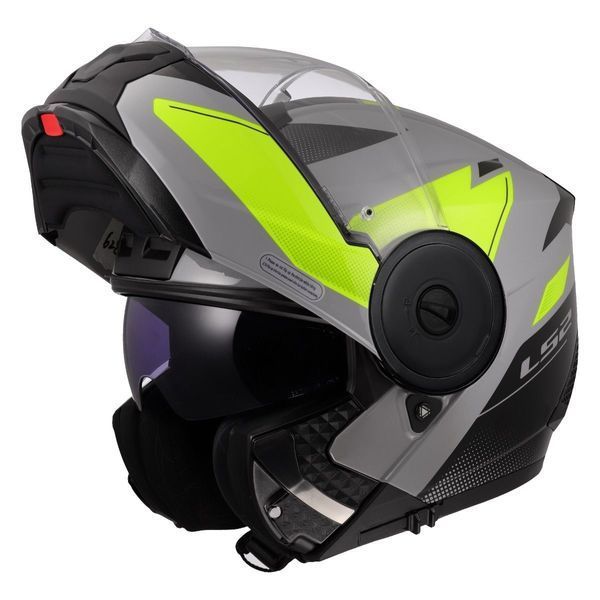 Мотошолом LS2 FF902 Scope 2 Duria Grey Hi-Vis Yellow (S) 569022566S фото