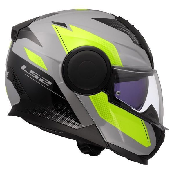 Мотошолом LS2 FF902 Scope 2 Duria Grey Hi-Vis Yellow (S) 569022566S фото