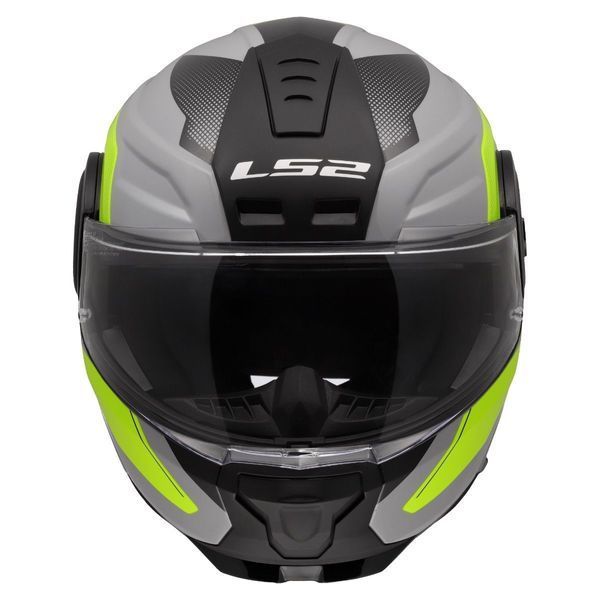 Мотошолом LS2 FF902 Scope 2 Duria Grey Hi-Vis Yellow (S) 569022566S фото