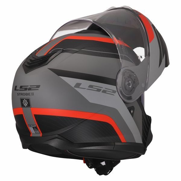Мотошолом LS2 FF908 Strobe 2 Monza Black Grey Red L 569082231L фото