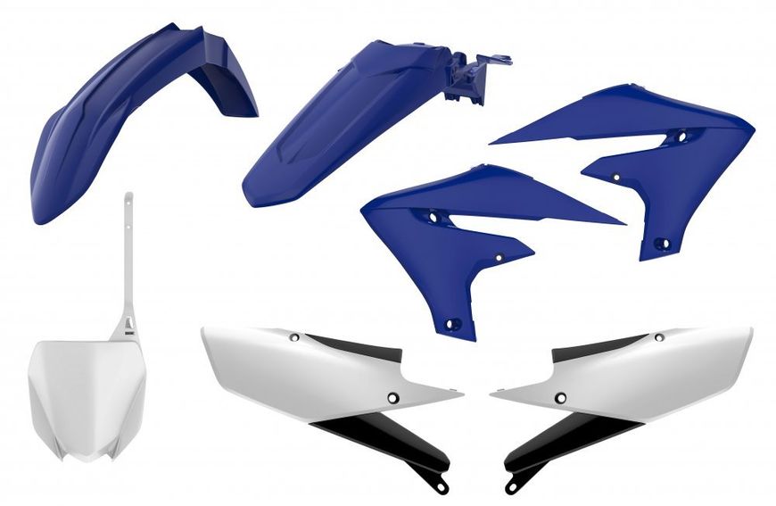 Пластик Polisport MX kit - Yamaha (19-) [Blue/White], Yamaha 90766 фото