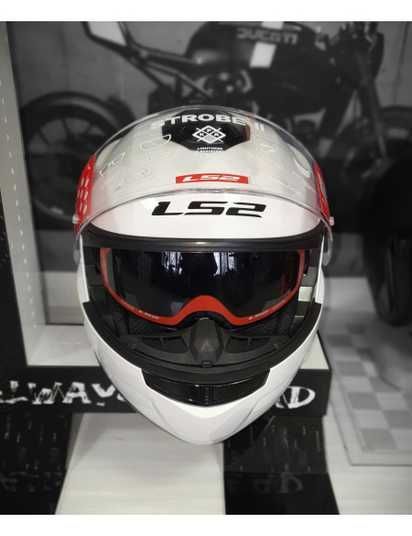 Купити Шолом LS2 FF908 Strobe 2 Gloss White XXL в Україні | LS2