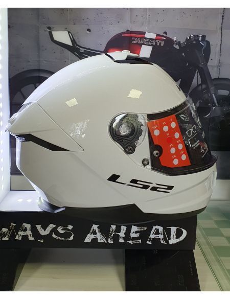 Шлем LS2 FF808 Stream 2 Solid Gloss White S 168081002S фото