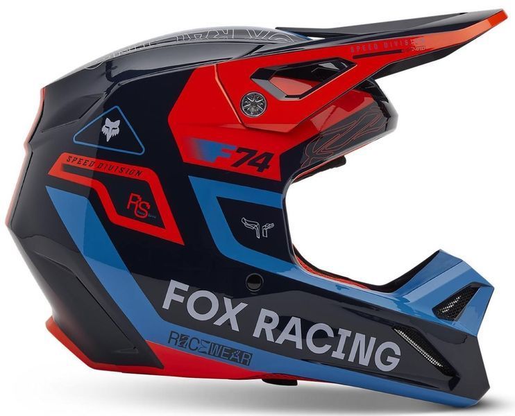 Шлем FOX YTH V1 Helmet - RACE SPEC [Midnight], YL 33047-329-YL фото