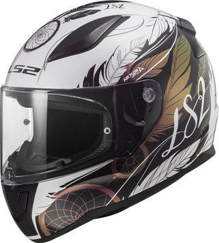 Шлем LS2 FF353 Rapid 2 Boho White Black Pink XS 163532615XS фото