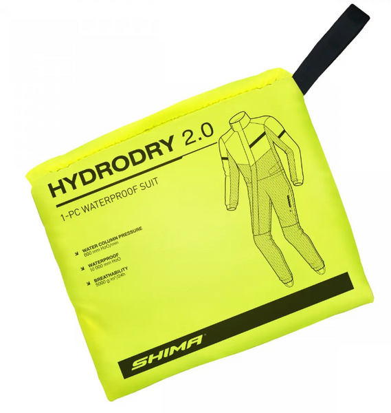 Мотодощовик комбінезон SHIMA Hydrodry 2.0 Black Fluo L 000007234_4 фото