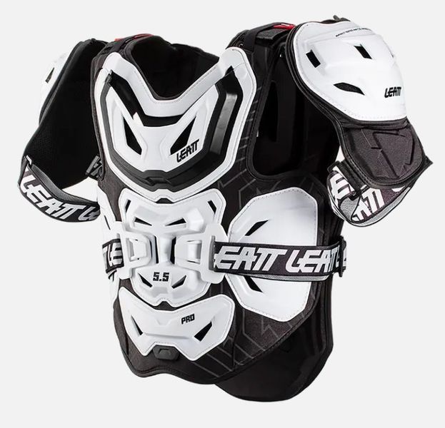 Защита тела LEATT 5.5 PRO Chest Protector [White], One Size 5014101112 фото