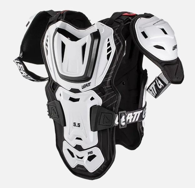 Защита тела LEATT 5.5 PRO Chest Protector [White], One Size 5014101112 фото