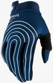 Рукавиці 100% iTRACK Glove [Rewound Navy], M (9) 10008-00051 фото