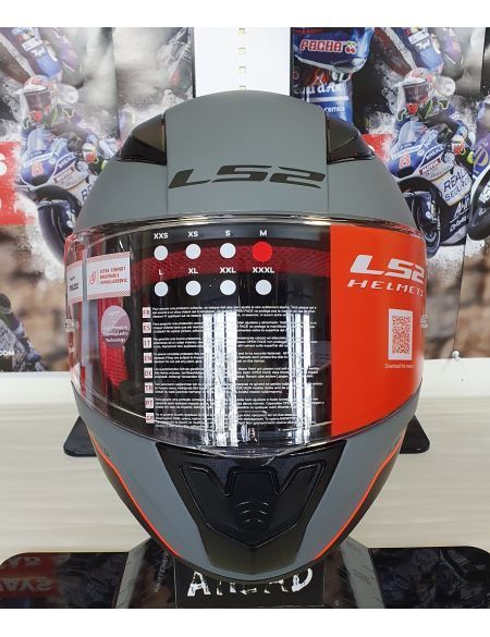 Шлем LS2 FF353 Rapid Multiply Matt Grey Black Red XL 103533165XL фото