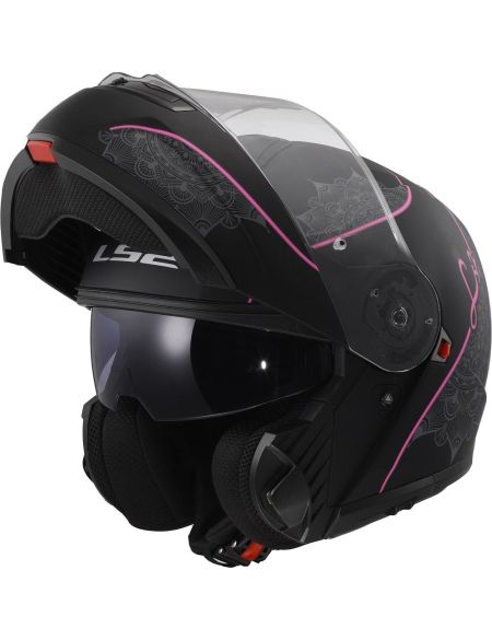 Шолом LS2 FF908 Strobe 2 Lux Matt Black Pink 3XL 5690821453XL фото