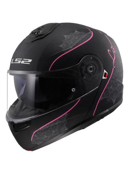 Шолом LS2 FF908 Strobe 2 Lux Matt Black Pink M 569082145M фото