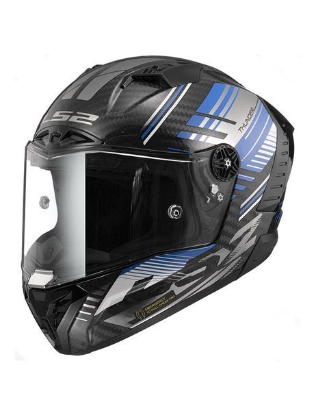 Шлем LS2 FF805 Thunder C Volt Gloss Black Blue L 168055623L фото