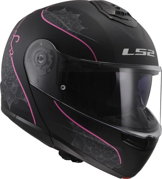 Шолом LS2 FF908 Strobe 2 Lux Matt Black Pink M 569082145M фото