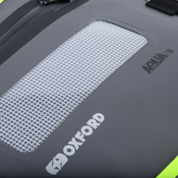 Мото сумка Oxford Aqua T8 Tail Bag - Black/Grey/Fluo OL465 фото