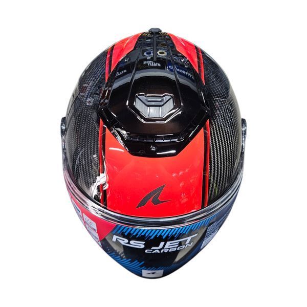Мотошолом SHARK RS Jet Carbon Skin Red L HE8200EDRDL фото