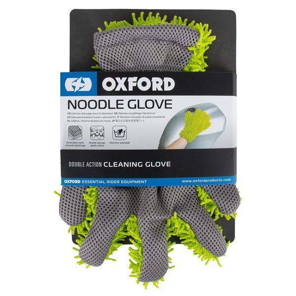 Рукавичка з мікрофібри Oxford Microfibre Noodle Wash Glove Green OX261 фото