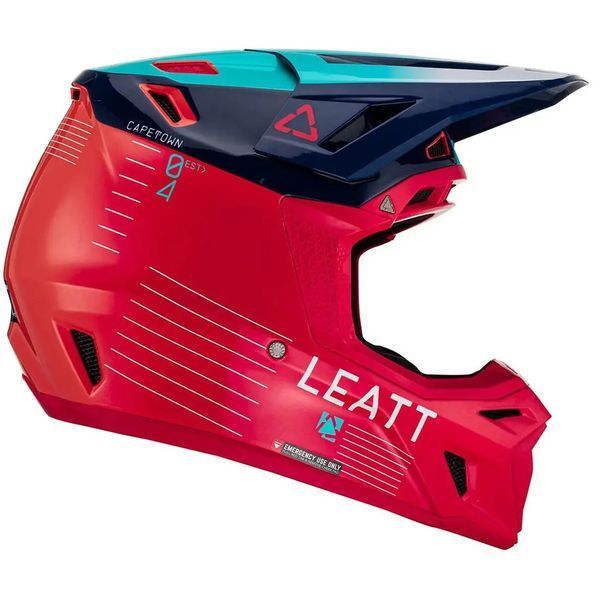 Шолом Leatt Moto 8.5 V23 Red з окулярами Velocity 5.5 1023010502 фото