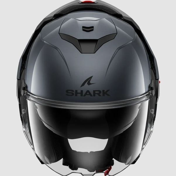 Мотошолом Shark Oxo Blank Gun Metal XL HE8700EA05XL фото