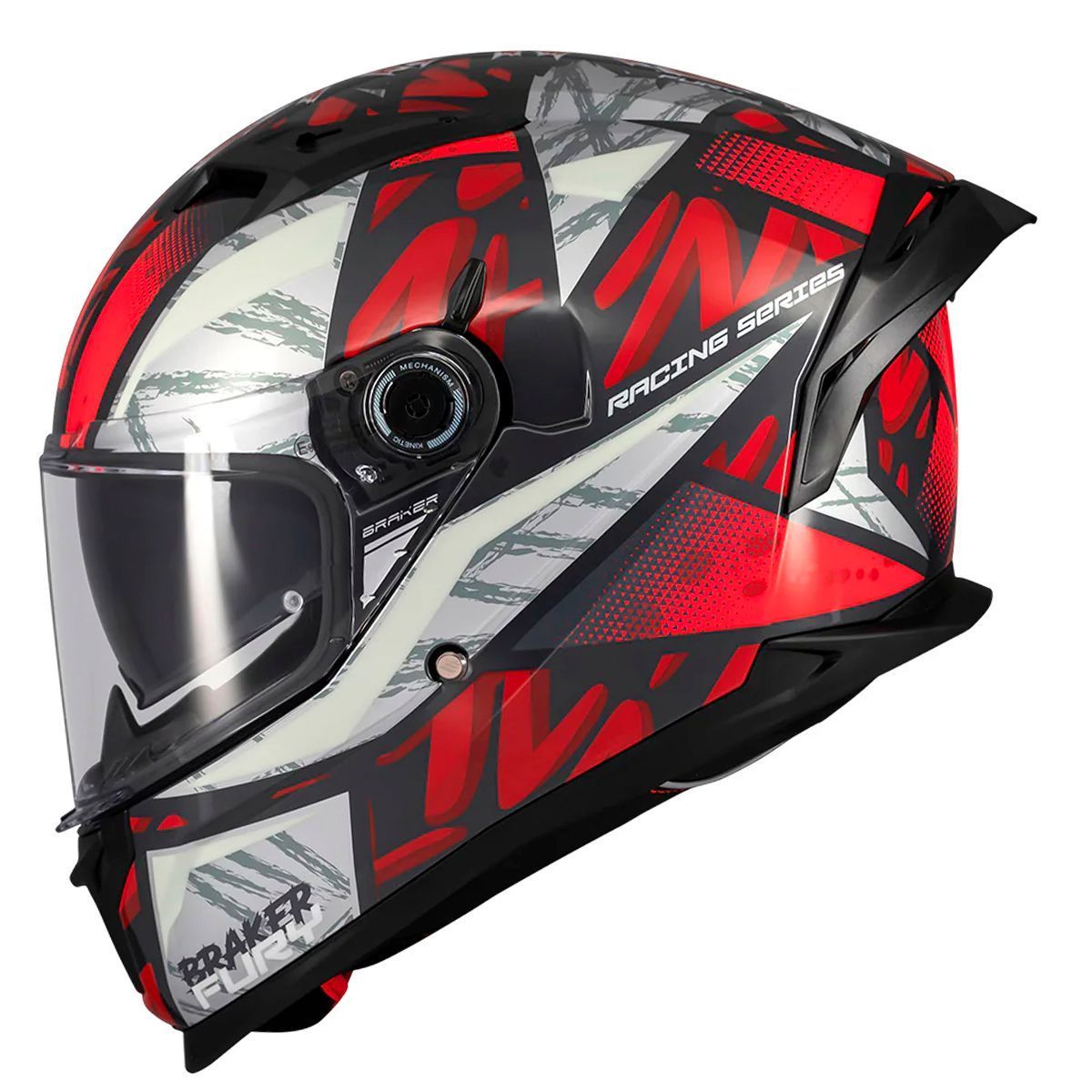 Купить Мотошлем MT BRAKER SV FURY C5 Gloss L 1346C392516 в