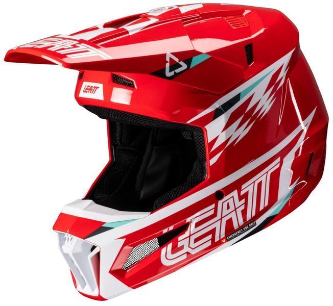 Шолом LEATT Moto 3.5 Helmet + Goggle [Red], S 1025100461 фото